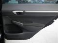 Black 2008 Honda Civic Si Sedan Door Panel