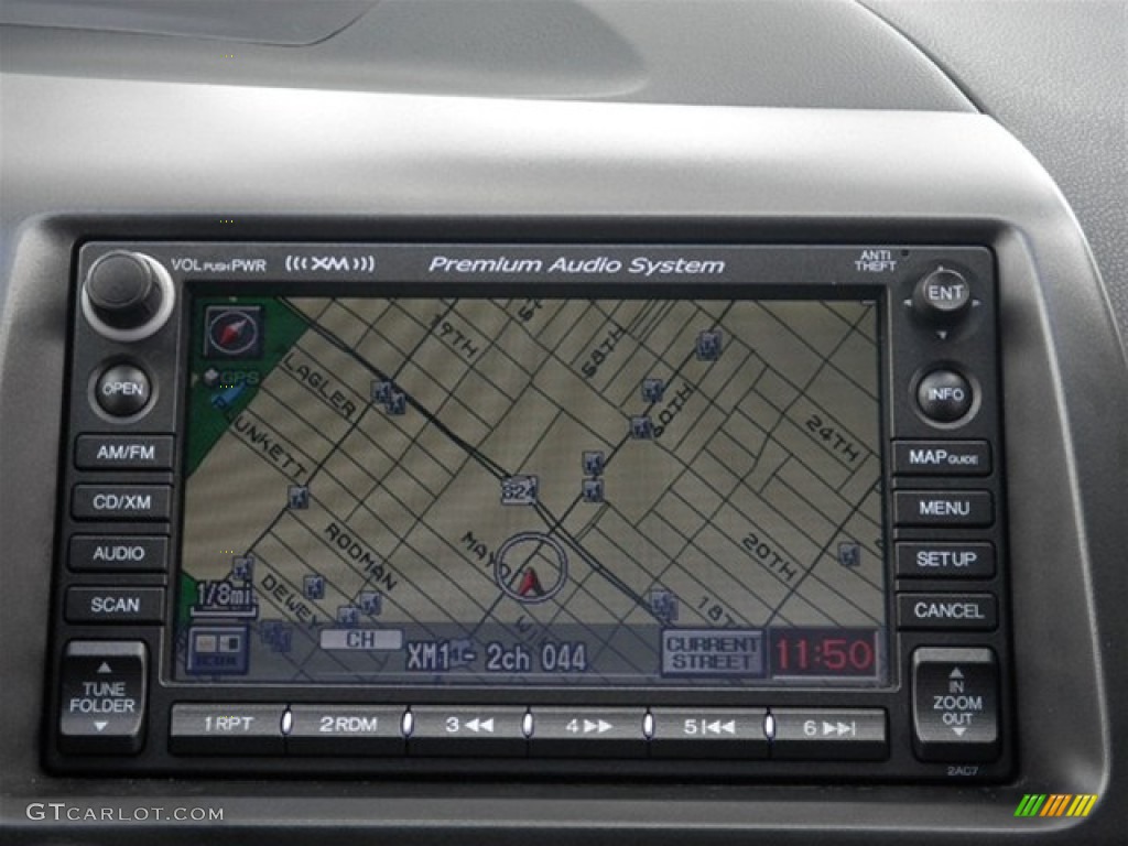 2008 Honda Civic Si Sedan Navigation Photos