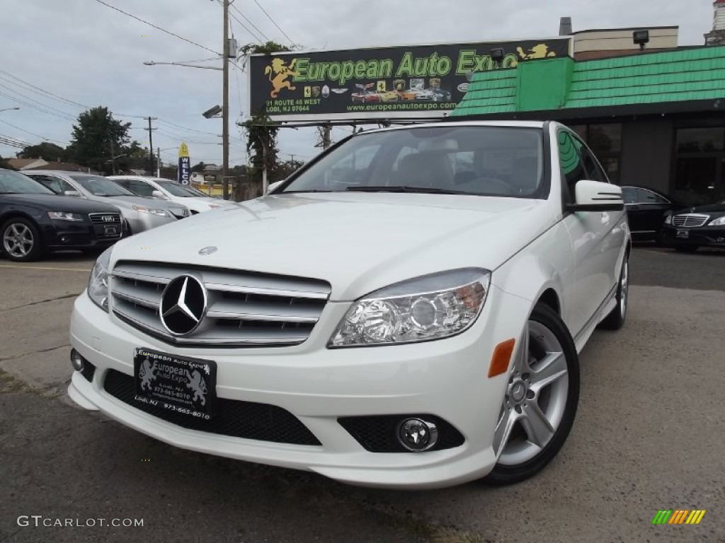 Arctic White Mercedes-Benz C