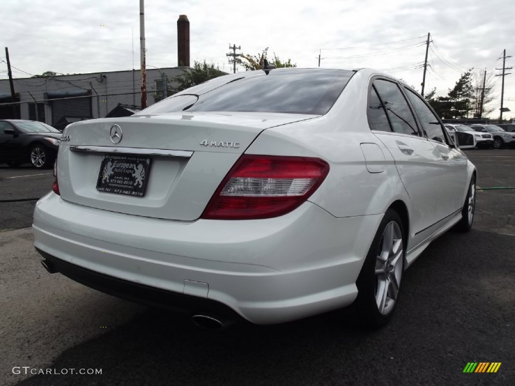 2010 C 300 Sport 4Matic - Arctic White / Almond/Mocha photo #3