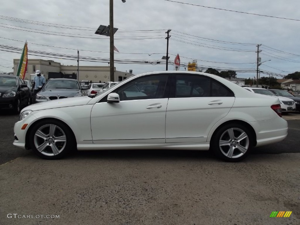 2010 C 300 Sport 4Matic - Arctic White / Almond/Mocha photo #8