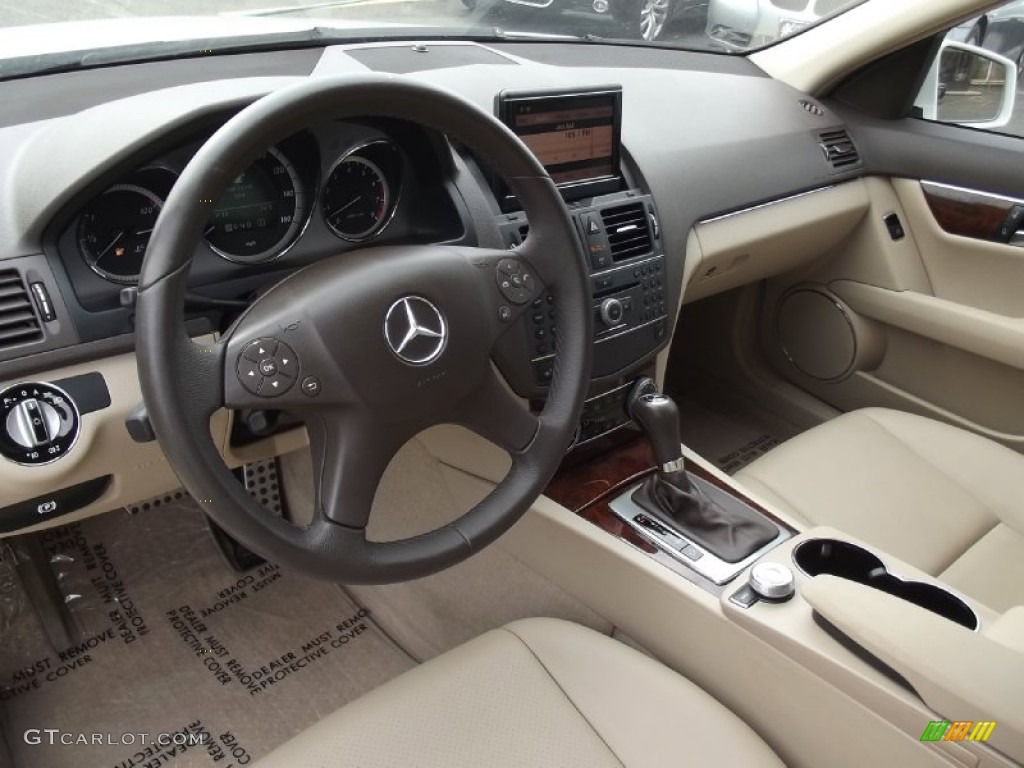 2010 C 300 Sport 4Matic - Arctic White / Almond/Mocha photo #11