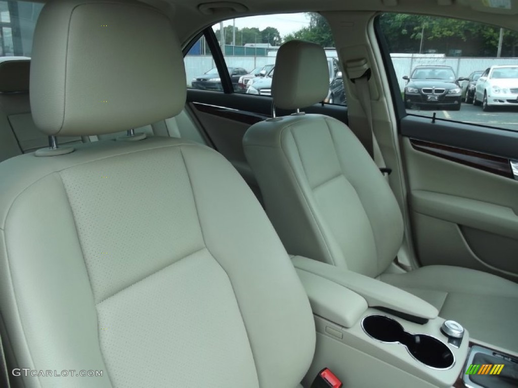 2010 C 300 Sport 4Matic - Arctic White / Almond/Mocha photo #16