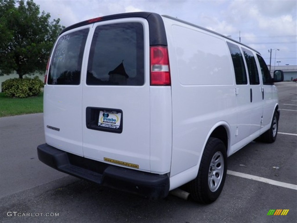 2010 Express 1500 Work Van - Summit White / Medium Pewter photo #9