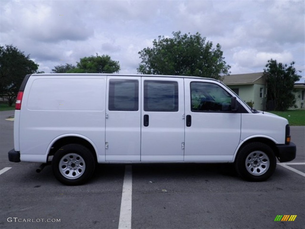 2010 Express 1500 Work Van - Summit White / Medium Pewter photo #10