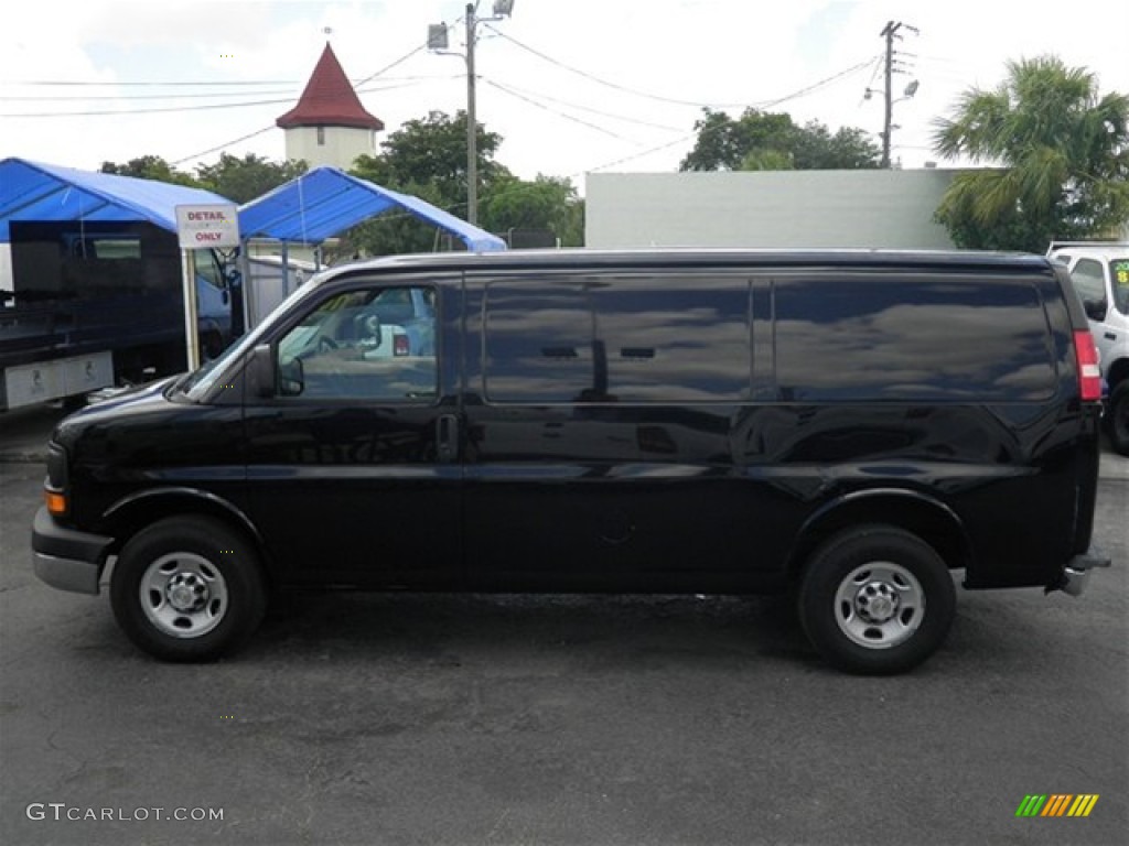 2008 Express 2500 Commercial Van - Black / Medium Pewter photo #7