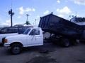 1990 Oxford White Ford F350 XL Regular Cab Chassis Dump Truck  photo #7