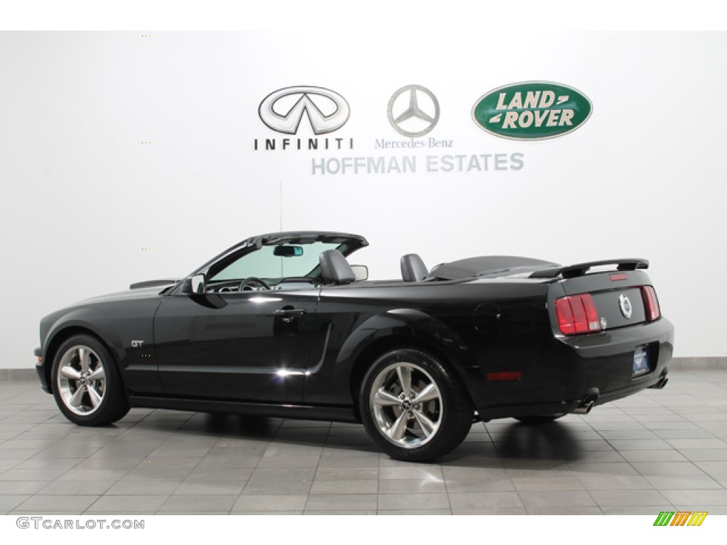 2007 Mustang GT Premium Convertible - Black / Dark Charcoal photo #5