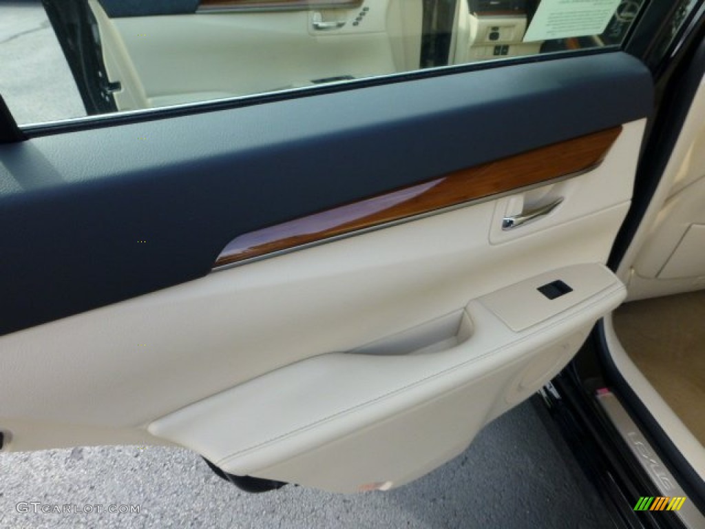 2013 Lexus ES 300h Hybrid Parchment Door Panel Photo #71212174