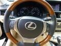 Parchment 2013 Lexus ES 300h Hybrid Steering Wheel