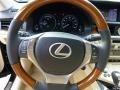 2013 Lexus ES Parchment Interior Steering Wheel Photo