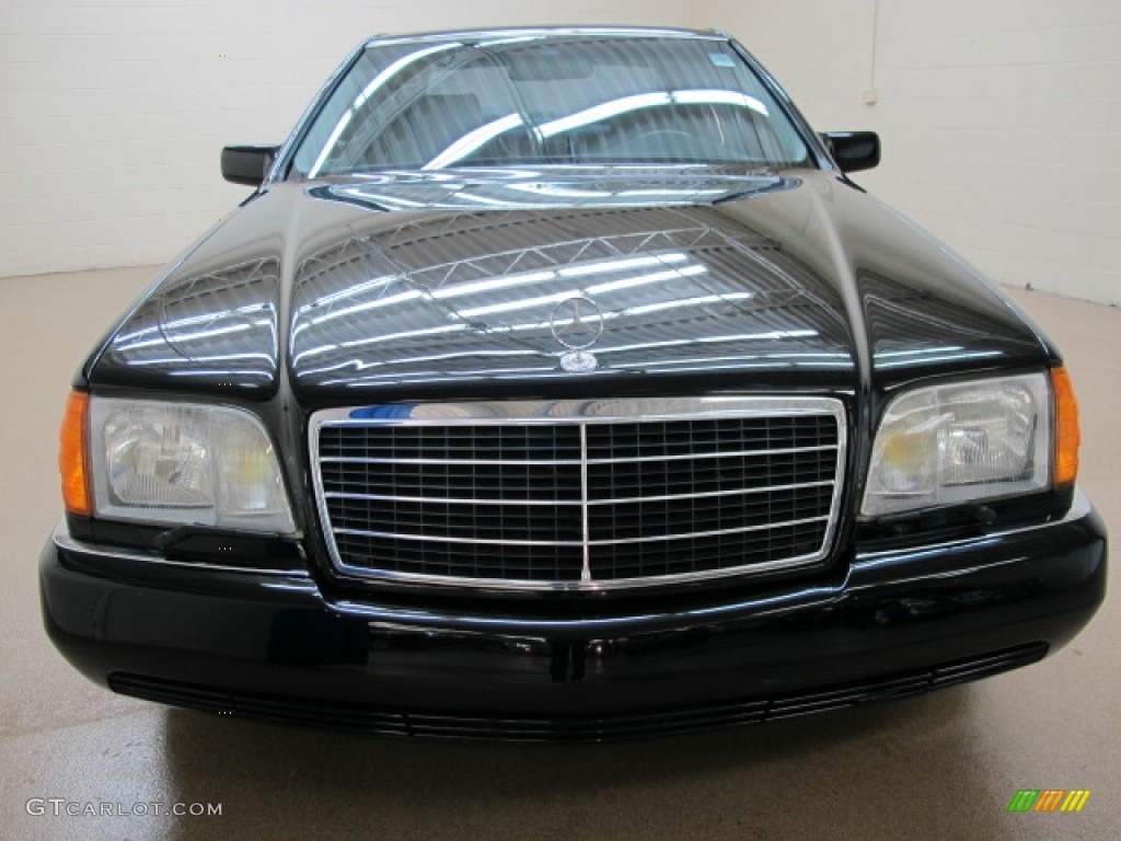 1992 S Class 500 SEL Sedan - Black / Gray photo #2