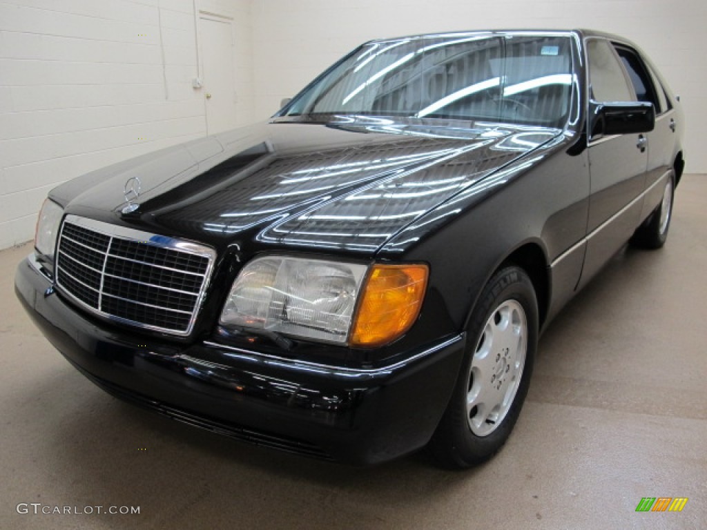 1992 S Class 500 SEL Sedan - Black / Gray photo #4