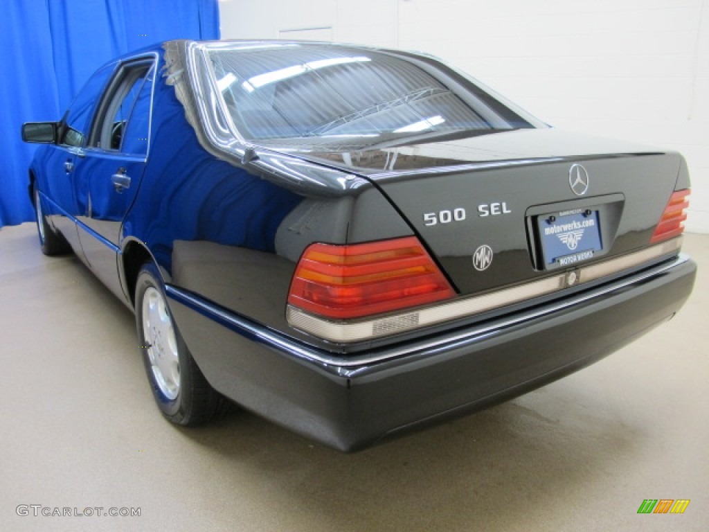 1992 S Class 500 SEL Sedan - Black / Gray photo #6