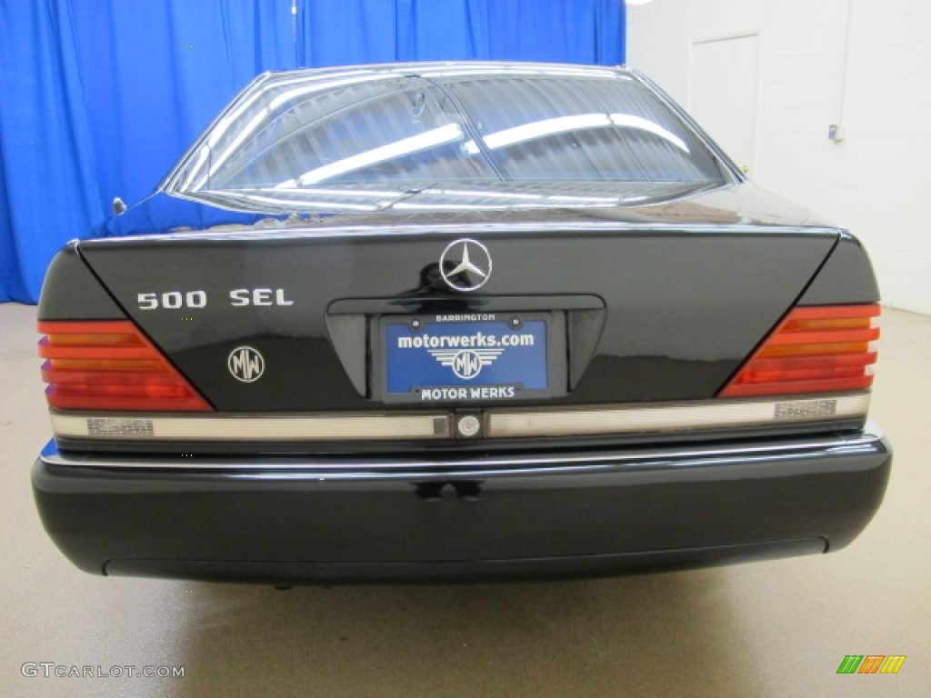 1992 S Class 500 SEL Sedan - Black / Gray photo #7