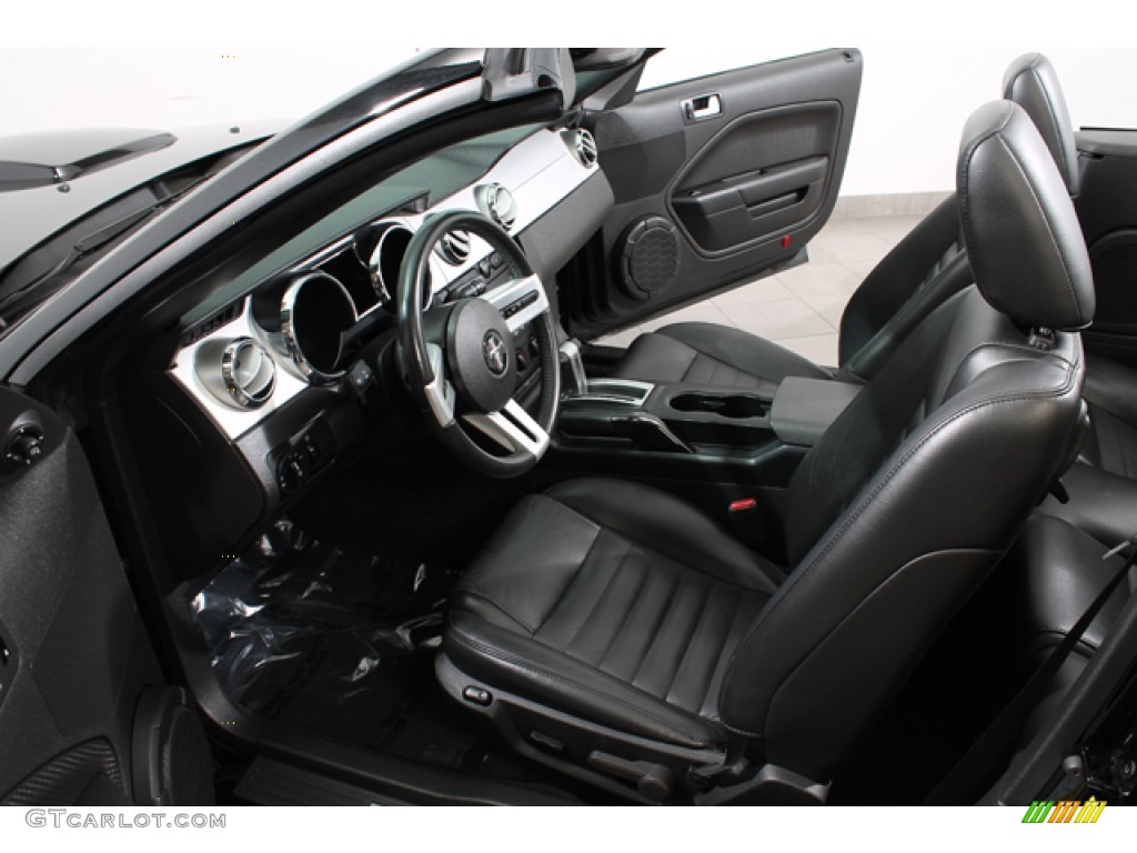 2007 Mustang GT Premium Convertible - Black / Dark Charcoal photo #16