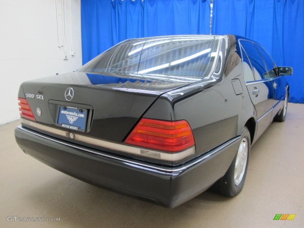 1992 S Class 500 SEL Sedan - Black / Gray photo #9