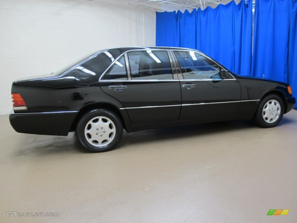 Black 1992 Mercedes-Benz S Class 500 SEL Sedan Exterior Photo #71212291