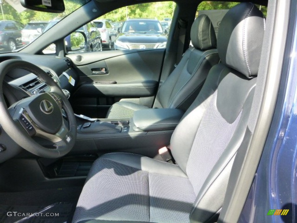 2013 RX 350 F Sport AWD - Deep Sea Blue Mica / Black/Ebony Birds Eye Maple photo #10