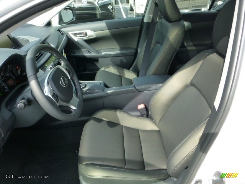 2012 CT 200h Hybrid Premium - Starfire White Pearl / Black photo #10