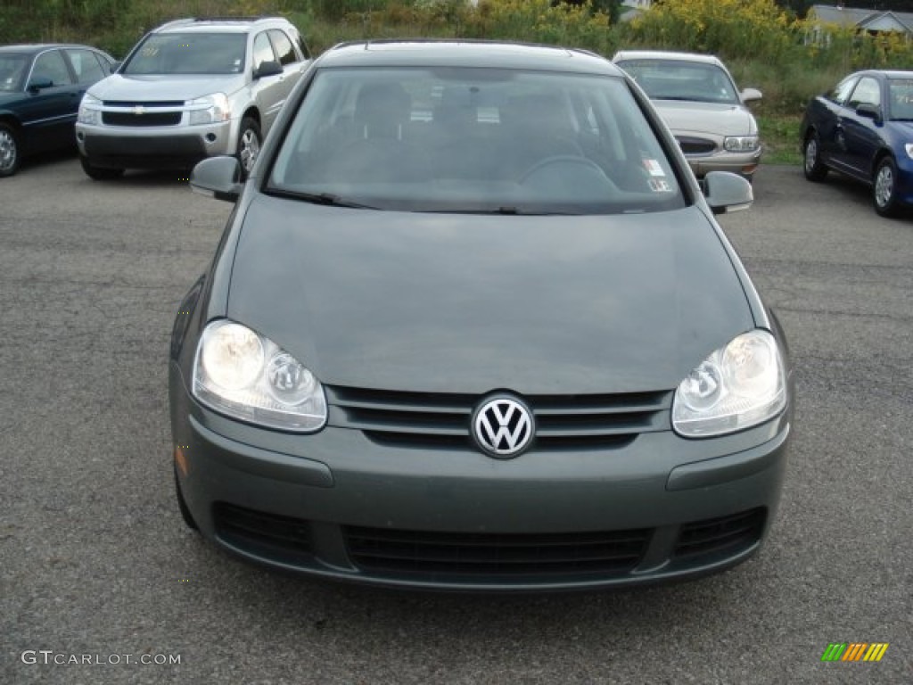 2007 Rabbit 4 Door - Sage Green Metallic / Art Grey photo #2