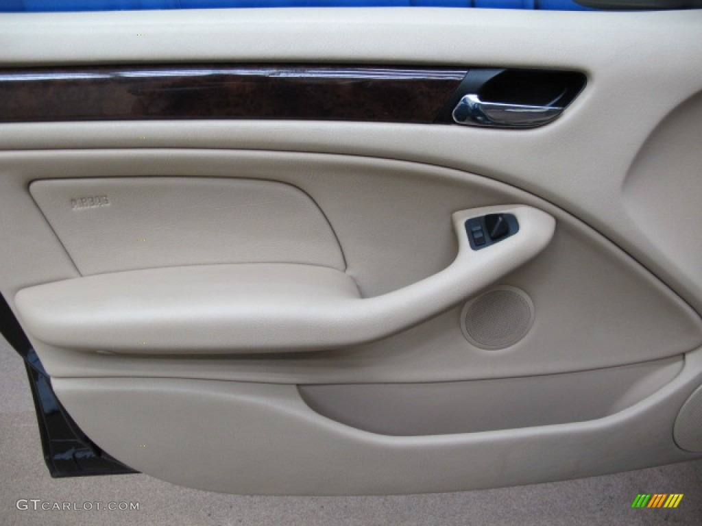 2005 3 Series 325xi Sedan - Jet Black / Sand photo #37