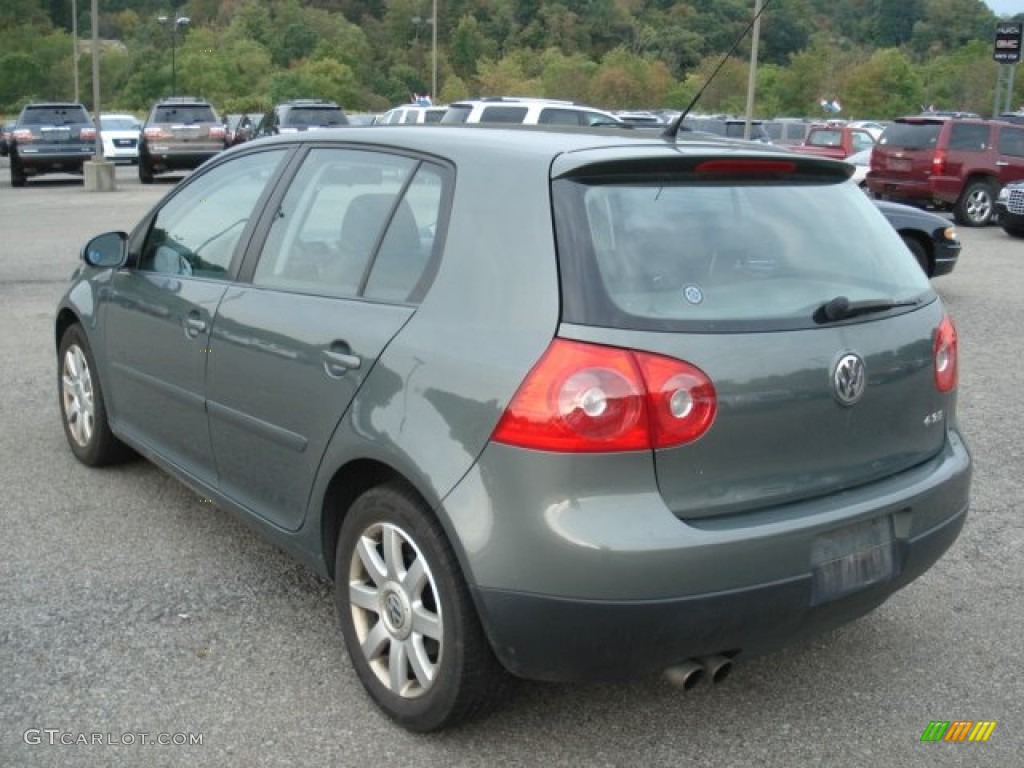 2007 Rabbit 4 Door - Sage Green Metallic / Art Grey photo #4
