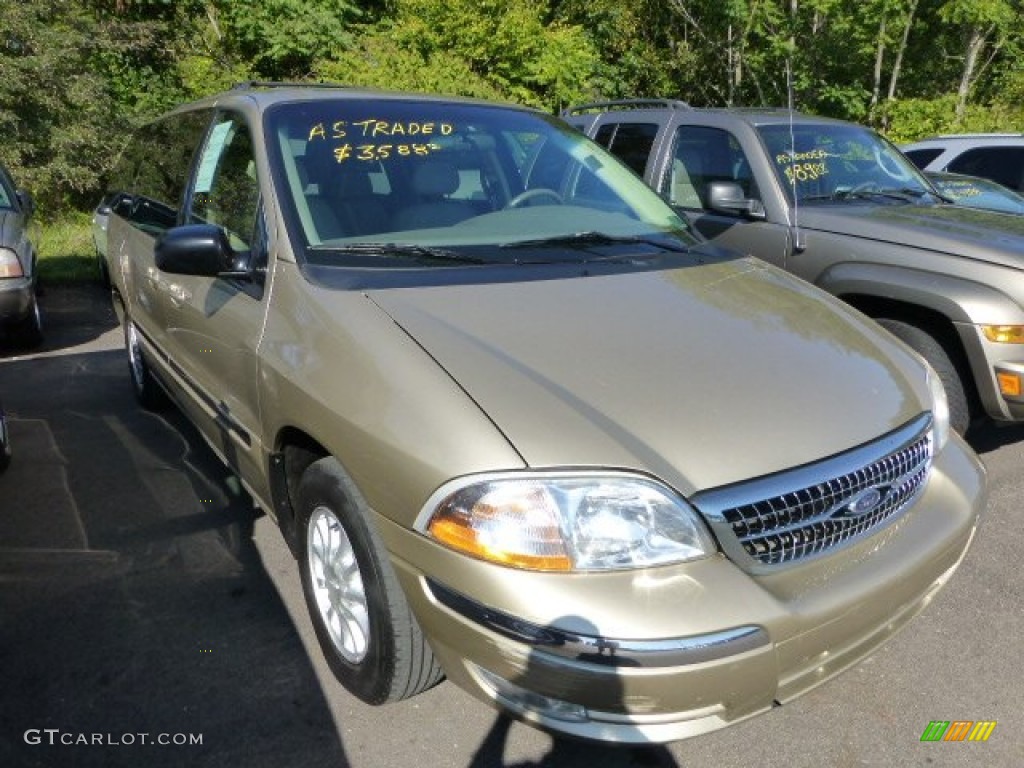 2000 Windstar SE - Light Parchment Gold Metallic / Medium Parchment photo #1