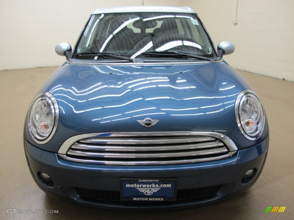 2009 Cooper Clubman - Horizon Blue / Black/Grey photo #2