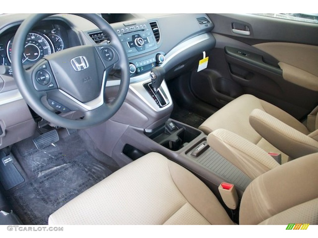 Beige Interior 2013 Honda CR-V EX Photo #71214226