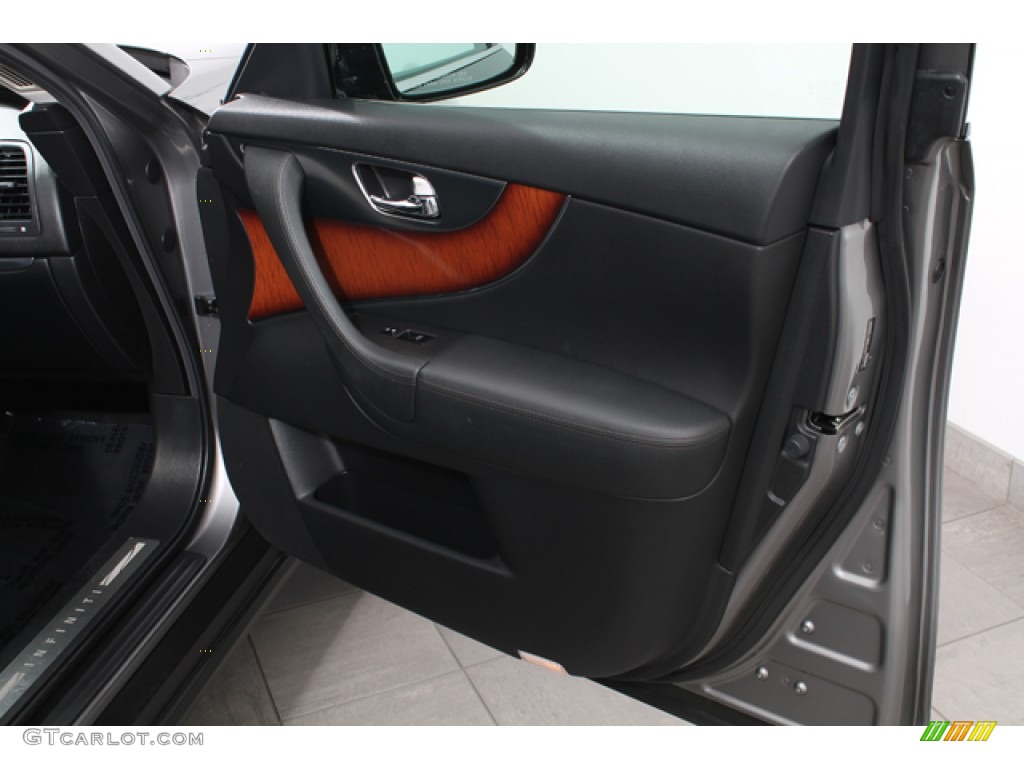 2010 Infiniti FX 50 AWD Graphite Door Panel Photo #71214436