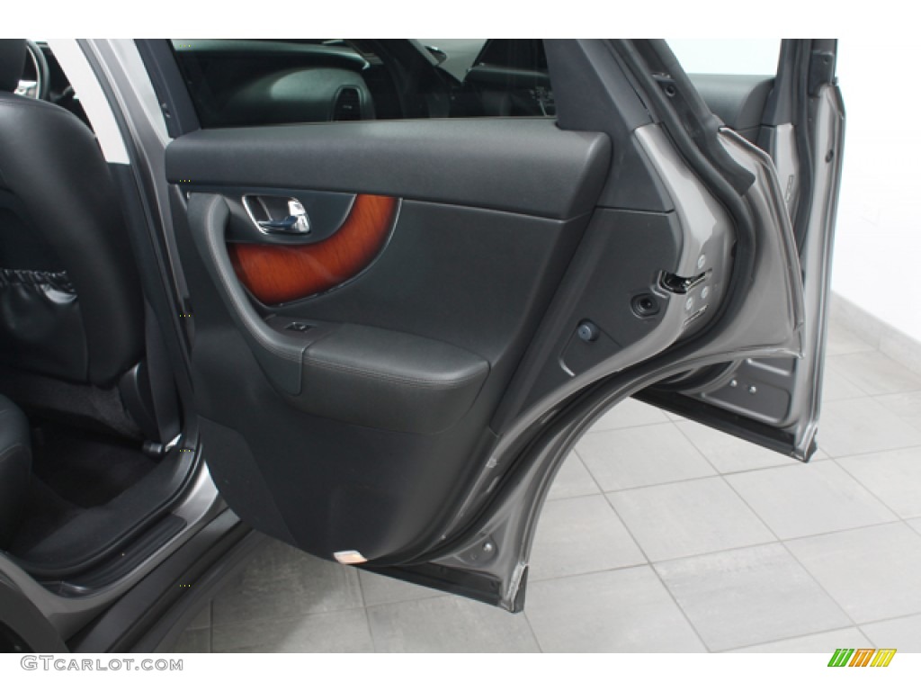 2010 Infiniti FX 50 AWD Graphite Door Panel Photo #71214448