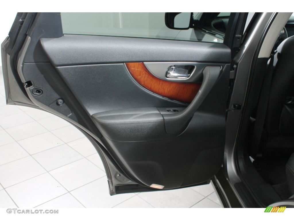 2010 Infiniti FX 50 AWD Graphite Door Panel Photo #71214457