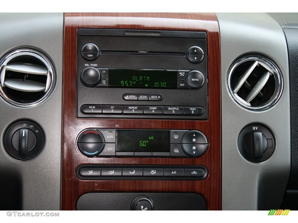 2005 F150 Lariat SuperCab 4x4 - Dark Stone Metallic / Black photo #11