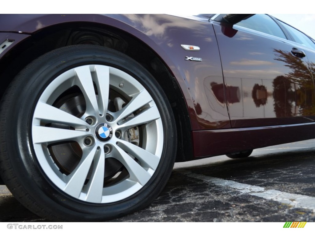2009 5 Series 528xi Sedan - Barbera Red Metallic / Cream Beige photo #27