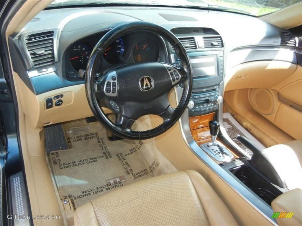 2004 Acura TL 3.2 Camel Dashboard Photo #71217139
