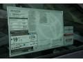  2013 Sienna Limited AWD Window Sticker