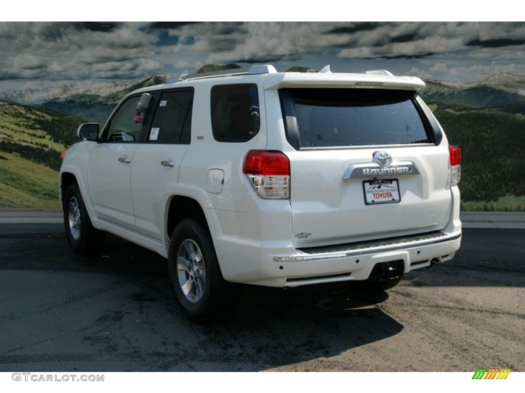 2013 4Runner SR5 4x4 - Blizzard White Pearl / Black Leather photo #2