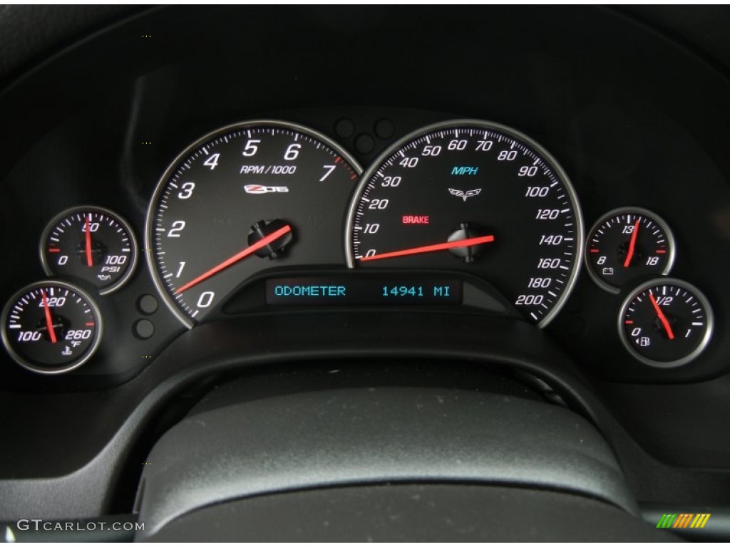 2007 Chevrolet Corvette Z06 Gauges Photo #71218885