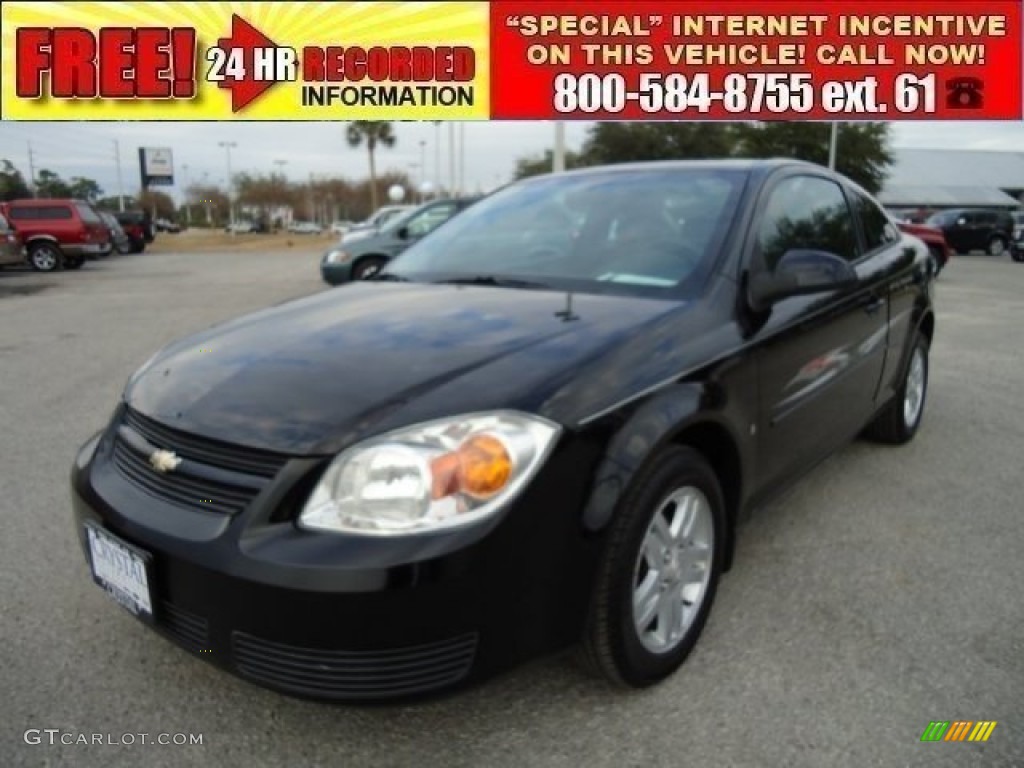 2007 Cobalt LT Coupe - Black / Ebony photo #1