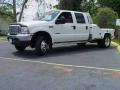 2004 Oxford White Ford F550 Super Duty Lariat Crew Cab 4x4 Dually Chassis  photo #9