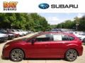 2013 Camellia Red Pearl Subaru Impreza 2.0i Sport Premium 5 Door  photo #1