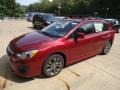 Camellia Red Pearl 2013 Subaru Impreza 2.0i Sport Premium 5 Door Exterior