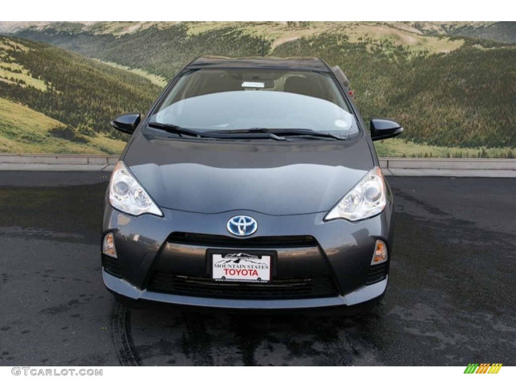 2012 Prius c Hybrid Two - Magnetic Gray Metallic / Light Blue Gray/Black photo #3