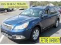 2011 Azurite Blue Pearl Subaru Outback 2.5i Premium Wagon  photo #1