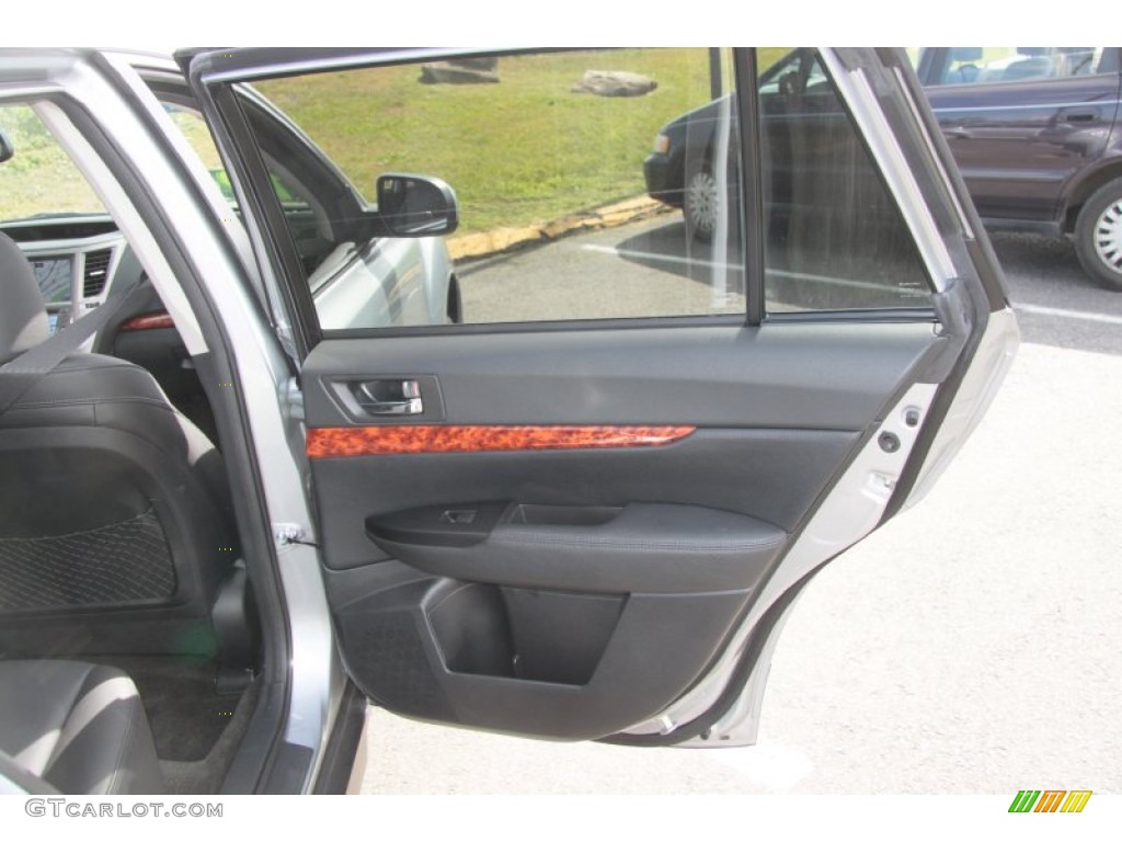 2012 Subaru Outback 2.5i Limited Off Black Door Panel Photo #71221255