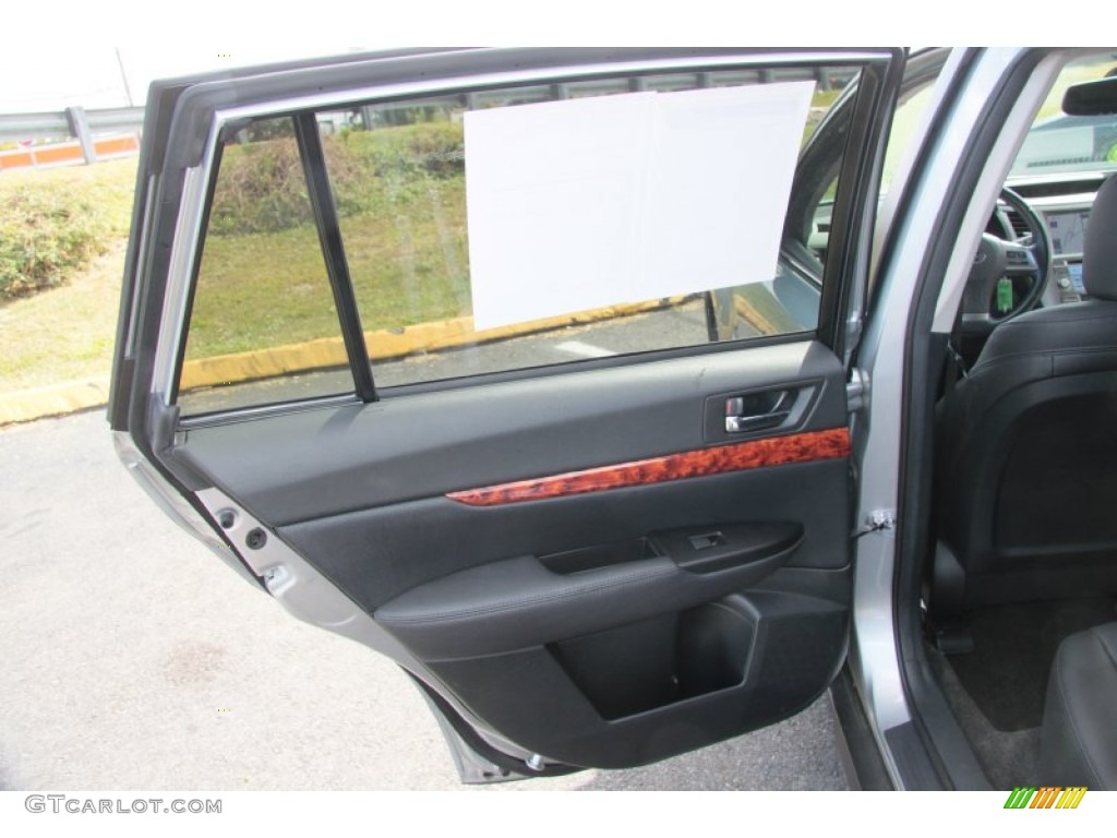 2012 Subaru Outback 2.5i Limited Off Black Door Panel Photo #71221261