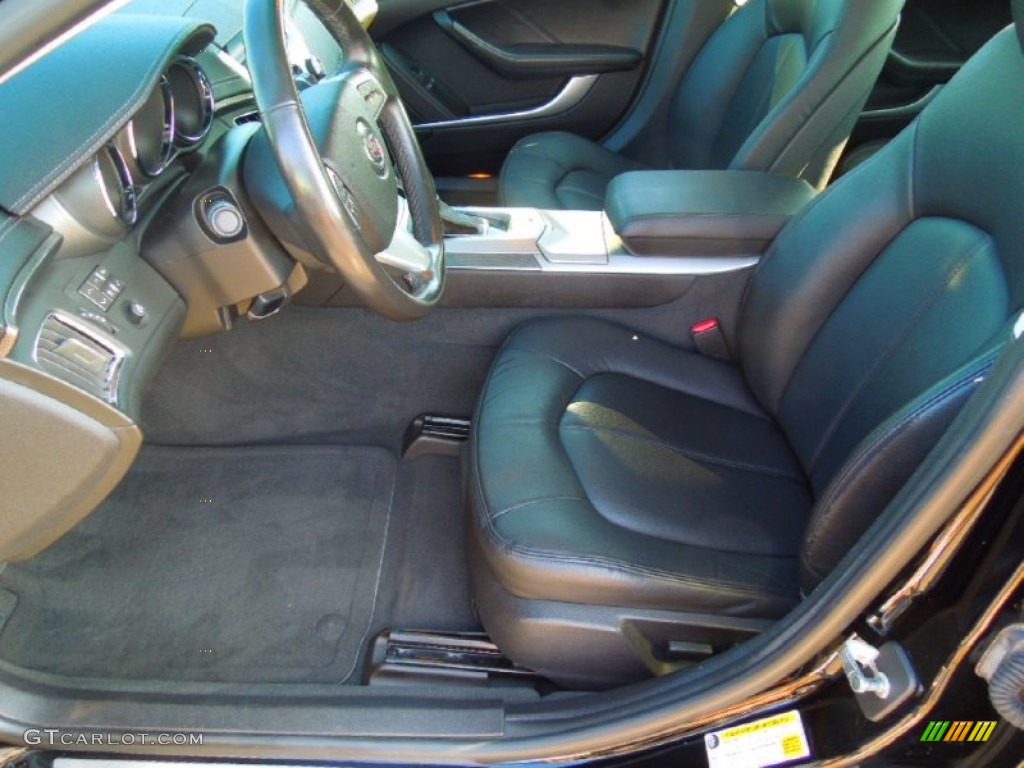 Ebony Interior 2008 Cadillac CTS Sedan Photo #71221312