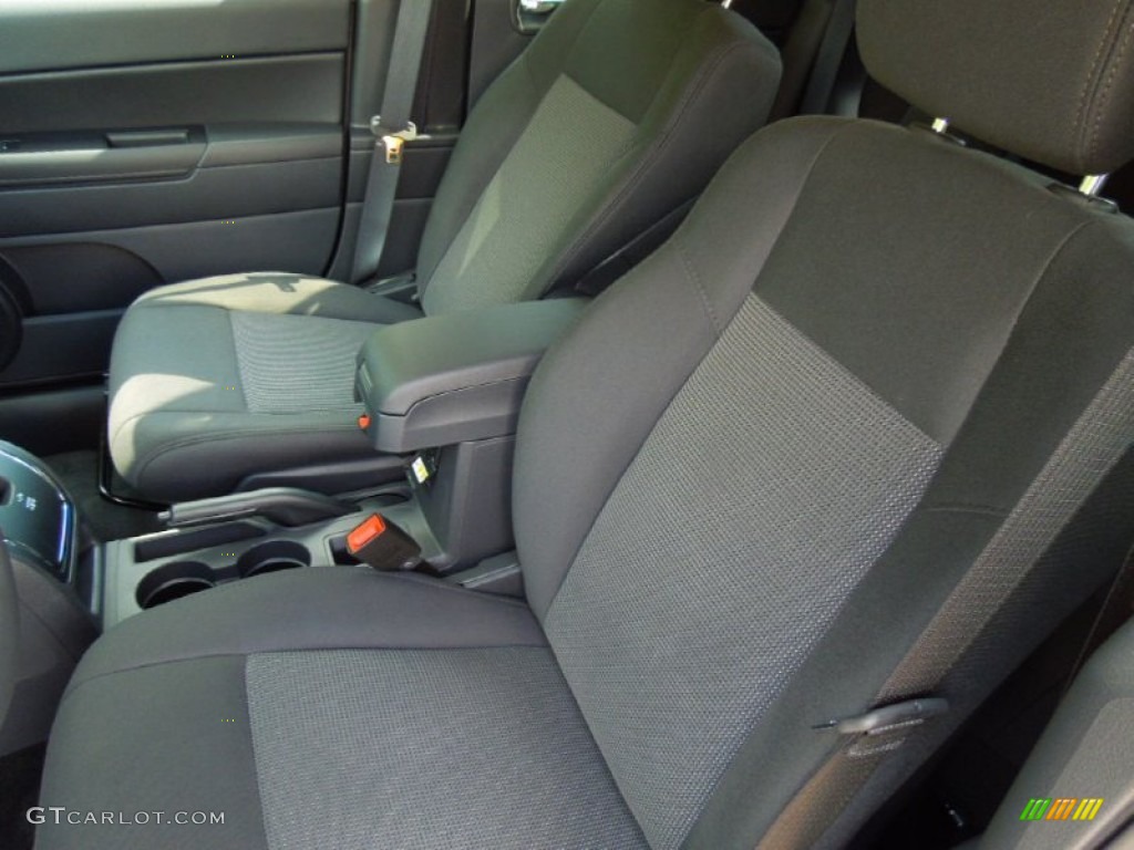 Dark Slate Gray Interior 2013 Jeep Compass Latitude Photo #71221780