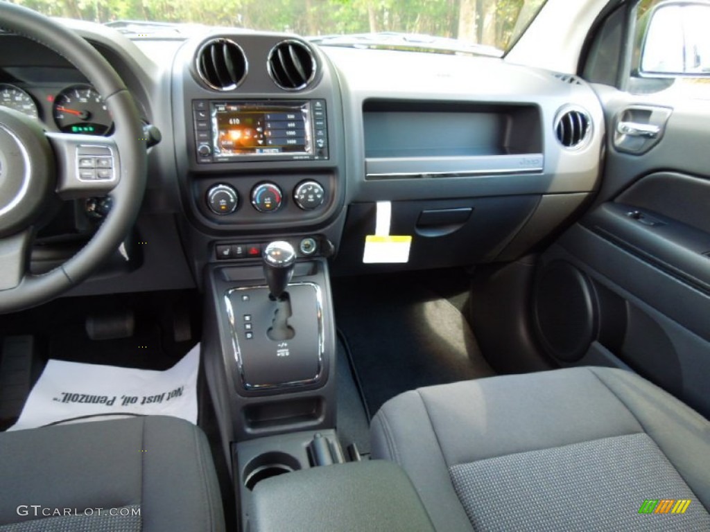 2013 Jeep Compass Latitude Dark Slate Gray Dashboard Photo #71221834